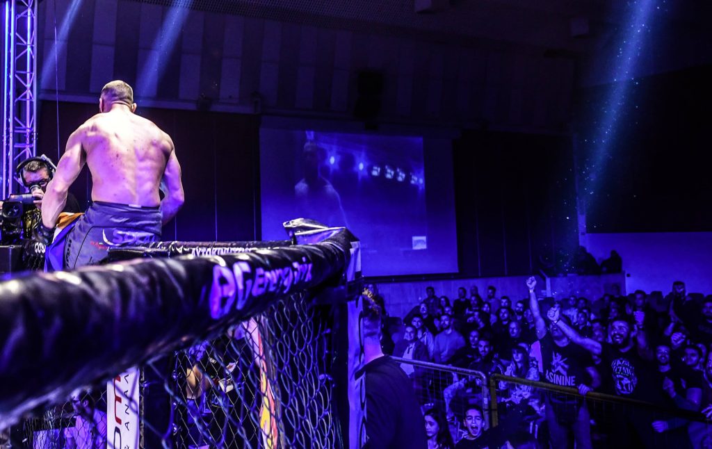 Andreas Tricomitis EuroBalkan MMA Title fight broadcast live on Cytavision in Cyprus